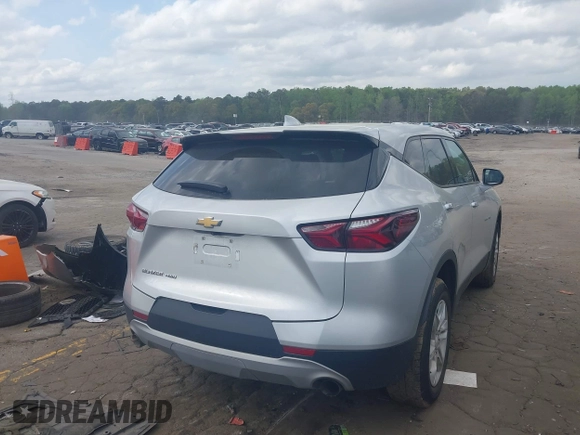 2021 Chevrolet Blazer LT with VIN 3GNKBHRSXMS502378, listed as a IAAI auction lot 41933693 with 108,814 mi miles and . Bid and sale history available at DreamBid. Image 4.