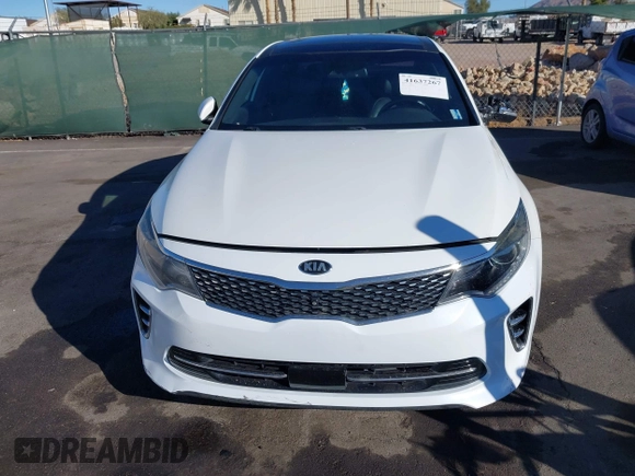 2016 Kia Optima SXL Turbo with VIN 5XXGV4L23GG115933, listed as a IAAI auction lot 41637267 with 83,348 mi miles. Bid and sale history available at carsss.com. Image 17.