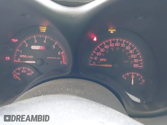2001 Pontiac Grand Am SE with VIN 1G2NE52T81M648017, listed as a IAAI auction lot 42354372 with 206,086 mi miles and . Bid and sale history available at DreamBid. Image 7.