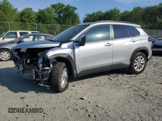 2022 Toyota Corolla Cross LE with VIN 7MUCAAAG4NV008835, listed as a Copart auction lot 55262205 with 13,332 mi miles and Salvage title. Bid and sale history available at DreamBid. Image 1.