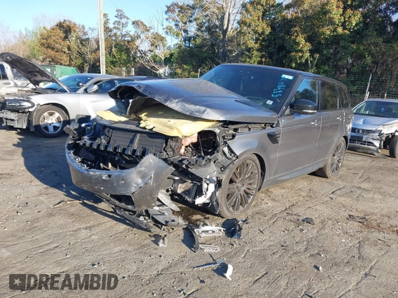 2019 Land Rover Range Rover Sport Dynamic with VIN SALWR2RE3KA838717, listed as a IAAI auction lot 41854857 with 57,318 mi miles. Bid and sale history available at carsss.com. Image 17.