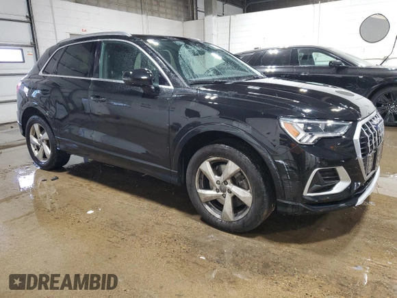 2019 Audi Q3 Premium Plus with VIN WA1BECF32K1086531, listed as a Copart auction lot 41711405 with 49,934 mi miles and Salvage Title. Bid and sale history available at carsss.com. Image 4.
