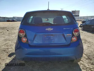 2016 Chevrolet Sonic LT with VIN 1G1JC6SB0G4175731, listed as a Copart auction lot 41773445 with 77,636 mi miles and Salvage Title. Bid and sale history available at carsss.com. Image 6.