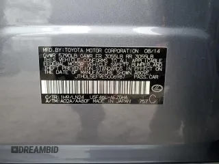 2014 Lexus LS 460 L with VIN JTHDL5EF9E5006987, listed as a Copart auction lot 44515875 with 130,618 mi miles and Salvage title. Bid and sale history available at DreamBid. Image 12.