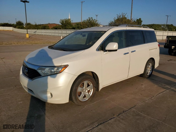 2012 Nissan Quest S with VIN JN8AE2KP3C9047894, listed as a Copart auction lot 76751494 with 237,864 mi miles and Clean Title. Bid and sale history available at carsss.com. Image 1.