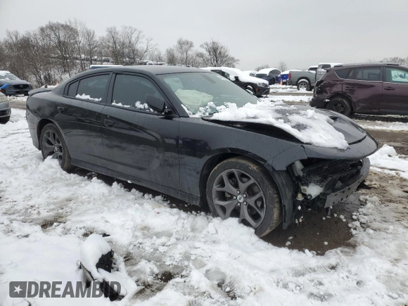 2019 Dodge Charger R/T with VIN 2C3CDXCT6KH643181, listed as a Copart auction lot 44929565 with 109,377 mi miles and Salvage Title. Bid and sale history available at carsss.com. Image 4.