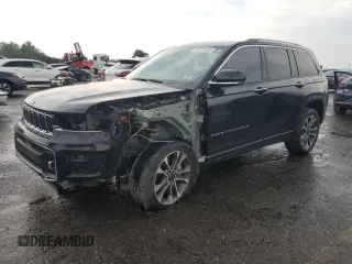 2022 Jeep Grand Cherokee Overland with VIN 1C4RJHDG0N8626912, listed as a Copart auction lot 60131635 with 39,147 mi miles and Salvage title. Bid and sale history available at DreamBid. Image 1.