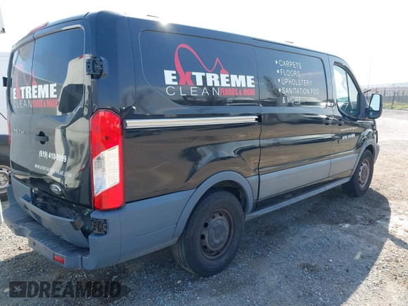 2015 Ford Transit Cargo with VIN 1FTYE1YM1FKA21664, listed as a IAAI auction lot 42086151 with 227,108 mi miles. Bid and sale history available at carsss.com. Image 4.