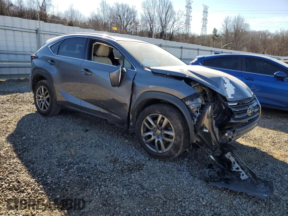 2015 Lexus NX 200t with VIN JTJYARBZ6F2016455, listed as a Copart auction lot 46509895 with 91,140 mi miles and Clean Title. Bid and sale history available at carsss.com. Image 4.