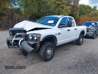2008 Dodge Ram 2500 SLT with VIN 3D7KS28D48G216386, listed as a IAAI auction lot 40561971 with 243,972 mi miles. Bid and sale history available at carsss.com. Image 2.