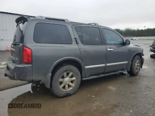 2005 Infiniti QX56 with VIN 5N3AA08A35N802103, listed as a Copart auction lot 44814005 with 343,164 mi miles and Salvage Title. Bid and sale history available at carsss.com. Image 3.
