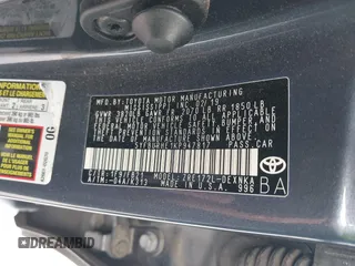 2019 Toyota Corolla L z VIN 5YFBURHE1KP947817, wystawiony jako IAAI lot #41959566 z przebiegiem 128 574 mil mil oraz . Historia ofert i sprzedaży dostępna na DreamBid. Obrazek 9.
