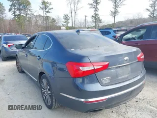 2015 Kia Cadenza Premium with VIN KNALN4D79F5195179, listed as a IAAI auction lot 41497523 with 258,695 mi miles. Bid and sale history available at carsss.com. Image 14.