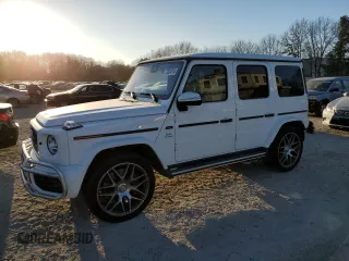 2022 Mercedes-Benz G with VIN W1NYC7HJ5NX446555, listed as a Copart auction lot 77024014 with 16,620 mi miles and Salvage Title. Bid and sale history available at carsss.com. Image 1.