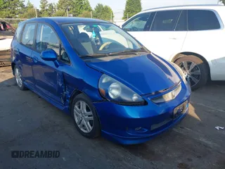 2007 Honda Fit Sport with VIN JHMGD38677S019493, listed as a IAAI auction lot 42636940 with 194,477 mi miles and . Bid and sale history available at DreamBid. Image 1.