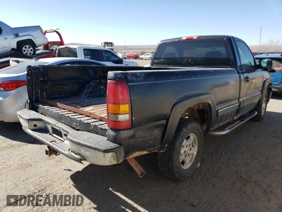 1999 Chevrolet Silverado 1500 with VIN 1GCEK14V1XE111469, listed as a Copart auction lot 41751615 with 0 mi miles and Clean Title. Bid and sale history available at carsss.com. Image 3.