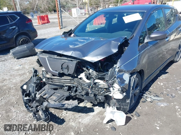 2021 Nissan LEAF SV with VIN 1N4AZ1CV0MC554964, listed as a IAAI auction lot 41649673 with 24,605 mi miles and . Bid and sale history available at DreamBid. Image 6.