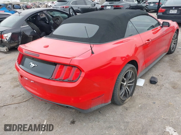 2017 Ford Mustang EcoBoost Premium z VIN 1FATP8UH6H5245140, wystawiony jako IAAI lot #41849107 z przebiegiem 52 672 mil mil oraz . Historia ofert i sprzedaży dostępna na DreamBid. Obrazek 4.