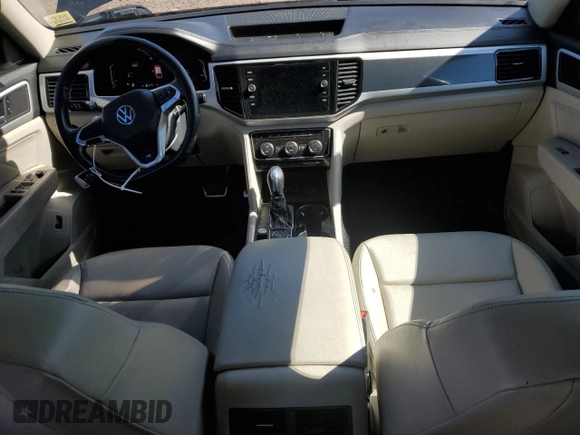2021 Volkswagen Atlas SEL R-Line with VIN 1V2SR2CA3MC601341, listed as a Copart auction lot 52170625 with 98,828 mi miles and Salvage title. Bid and sale history available at DreamBid. Image 8.