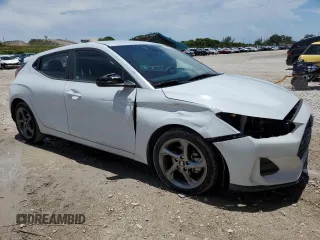 2019 Hyundai Veloster 2.0 с VIN KMHTG6AF2KU019977, выставлен на аукционе Copart как лот 62178965 с пробегом 83 621 миль миль и Списание • Salvage title. История ставок и продаж доступна на DreamBid. Изображение 4.