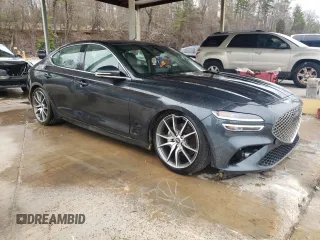 2023 Genesis G70 2.0T with VIN KMTG34TA3PU128948, listed as a Copart auction lot 43289344 with 13,153 mi miles and Clean Title. Bid and sale history available at DreamBid. Image 4.