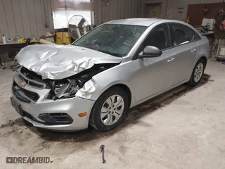 2015 Chevrolet Cruze LS with VIN 1G1PA5SH3F7150317, listed as a IAAI auction lot 41825885 with 88,180 mi miles. Bid and sale history available at carsss.com. Image 2.