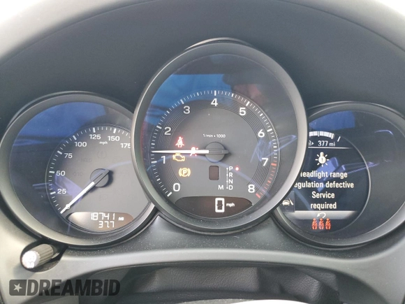 2022 Porsche Macan with VIN WP1AA2A56NLB09932, listed as a Copart auction lot 55310715 with 18,741 mi miles and Salvage title. Bid and sale history available at DreamBid. Image 9.