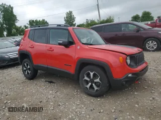 2020 Jeep Renegade Trailhawk с VIN ZACNJBC17LPM03536, выставлен на аукционе Copart как лот 59369535 с пробегом Не указан миль и На запчасти • Non repairable. История ставок и продаж доступна на DreamBid. Изображение 4.
