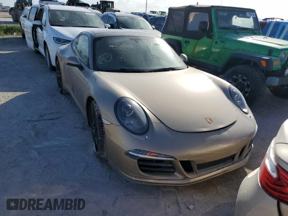 2014 Porsche 911 Carrera with VIN WP0AA2A90ES107197, listed as a Copart auction lot 75607494 with 0 mi miles and Salvage Title. Bid and sale history available at carsss.com. Image 5.