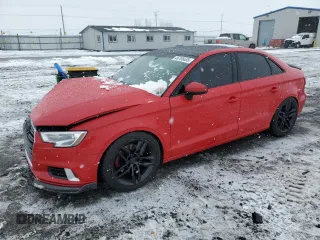 2017 Audi A3 Sedan Premium with VIN WAUAUGFF4H1036323, listed as a Copart auction lot 45706635 with 88,266 mi miles and Salvage Title. Bid and sale history available at carsss.com. Image 1.