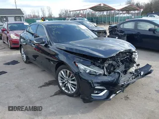 2019 Infiniti Q50 Luxe с VIN JN1EV7AR3KM556525, выставлен на аукционе IAAI как лот 41889028 с пробегом 83 042 миль миль и . История ставок и продаж доступна на DreamBid. Изображение 1.