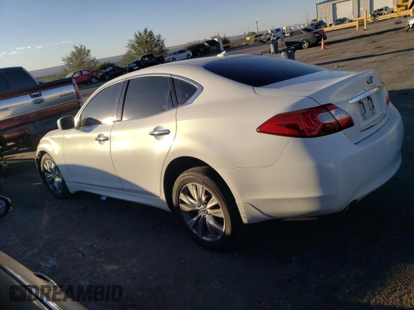2012 Infiniti M37 with VIN JN1BY1AR4CM391352, listed as a Copart auction lot 75222834 with 160,035 mi miles and Salvage Title. Bid and sale history available at carsss.com. Image 2.