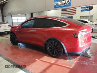 2016 Tesla Model X P90D with VIN 5YJXCAE4XGF011963, listed as a Copart auction lot 49993255 with 139,855 mi miles and Clean Title. Bid and sale history available at carsss.com. Image 2.