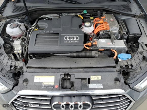 2018 Audi A3 Sportback e-tron Premium Plus with VIN WAUTPBFF3JA108718, listed as a Copart auction lot 85160584 with 46,155 mi miles and Salvage Title. Bid and sale history available at carsss.com. Image 12.