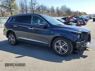 2019 Infiniti QX60 Pure with VIN 5N1DL0MM1KC505094, listed as a Copart auction lot 51243615 with 42,850 mi miles and Salvage title. Bid and sale history available at DreamBid. Image 4.