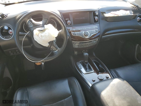 2013 Infiniti JX35 with VIN 5N1AL0MM5DC337062, listed as a Copart auction lot 86436664 with 102,930 mi miles and Salvage Title. Bid and sale history available at carsss.com. Image 8.