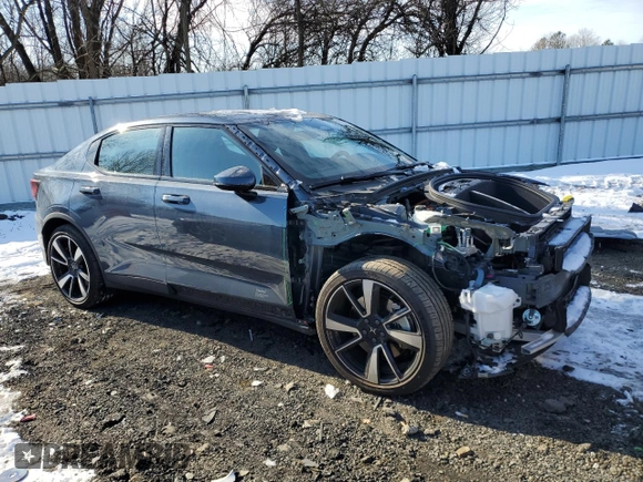 2022 Polestar 2 with VIN LPSED3KA8NL083323, listed as a Copart auction lot 89174045 with 29,338 mi miles and Salvage Title. Bid and sale history available at DreamBid. Image 4.