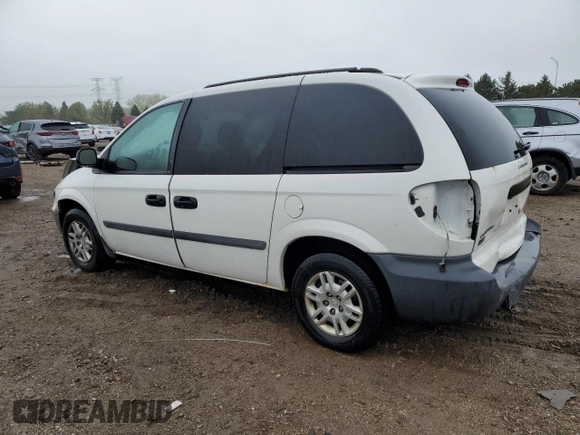 2007 Dodge Caravan SE z VIN 1D4GP25E57B258607, wystawiony jako Copart lot #54958755 z przebiegiem 183 488 mil mil oraz Szkoda całkowita • Salvage title. Historia ofert i sprzedaży dostępna na DreamBid. Obrazek 2.