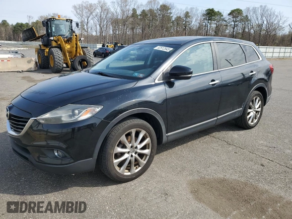 2014 Mazda CX-9 Grand Touring with VIN JM3TB3DV8E0428962, listed as a Copart auction lot 52512545 with 104,819 mi miles and Clean Title. Bid and sale history available at DreamBid. Image 1.