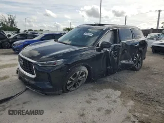 2022 Infiniti QX60 Luxe с VIN 5N1DL1FRXNC331125, выставлен на аукционе Copart как лот 60361155 с пробегом 31 938 миль миль и Списание • Salvage title. История ставок и продаж доступна на DreamBid. Изображение 1.