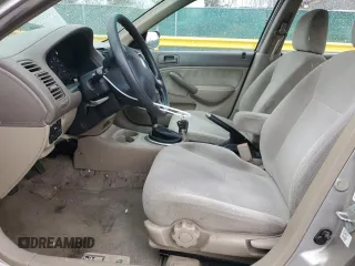 2001 Honda Civic EX with VIN 1HGES257X1L048799, listed as a Copart auction lot 51830975 with 201,051 mi miles and Salvage Title. Bid and sale history available at carsss.com. Image 7.