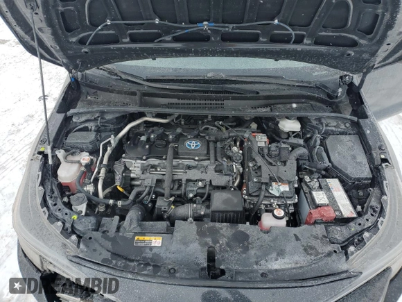 2023 Toyota Corolla Hybrid LE with VIN JTDBCMFE0P3017710, listed as a Copart auction lot 46154055 with 67,742 mi miles and Salvage Title. Bid and sale history available at carsss.com. Image 11.