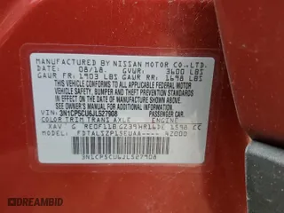 2018 Nissan Kicks SV with VIN 3N1CP5CU6JL527908, listed as a Copart auction lot 43878705 with 81,433 mi miles and Salvage Title. Bid and sale history available at carsss.com. Image 13.