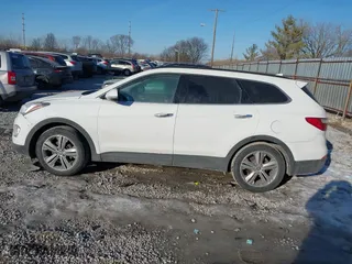 2013 Hyundai Santa Fe Limited with VIN KM8SR4HF2DU004155, listed as a IAAI auction lot 41420491 with 125,988 mi miles. Bid and sale history available at carsss.com. Image 14.
