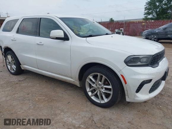 2022 Dodge Durango GT Plus with VIN 1C4RDHDGXNC103143, listed as a IAAI auction lot 42290646 with 109,130 mi miles and . Bid and sale history available at DreamBid. Image 1.