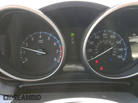 2012 Mazda 3 i Grand Touring with VIN JM1BL1W8XC1642842, listed as a Copart auction lot 57833245 with 104,914 mi miles and Salvage title. Bid and sale history available at DreamBid. Image 9.