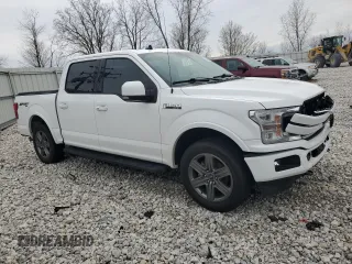 2020 Ford F-150 XL with VIN 1FTEW1EP5LFC61593, listed as a Copart auction lot 50969545 with 72,081 mi miles and Salvage Title. Bid and sale history available at carsss.com. Image 4.