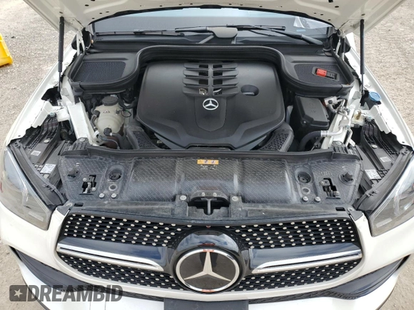 2020 Mercedes-Benz GLE 580 with VIN 4JGFB8GB2LA168470, listed as a Copart auction lot 43975845 with 58,042 mi miles and Salvage title. Bid and sale history available at DreamBid. Image 12.