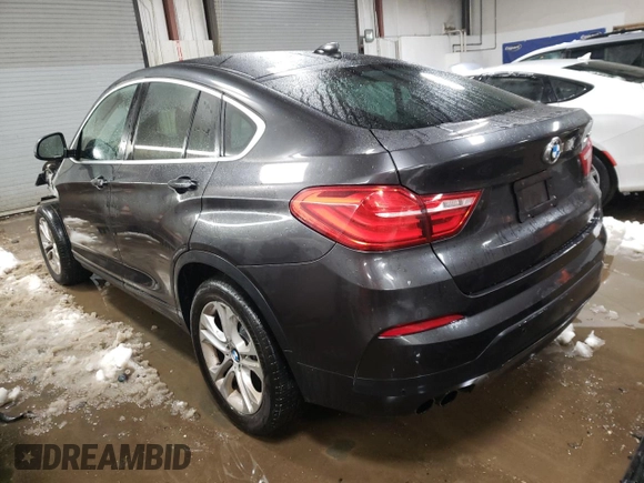 2017 BMW X4 xDrive28i with VIN 5UXXW3C33H0T79364, listed as a Copart auction lot 38008094 with 117,320 mi miles. Bid and sale history available at carsss.com. Image 2.