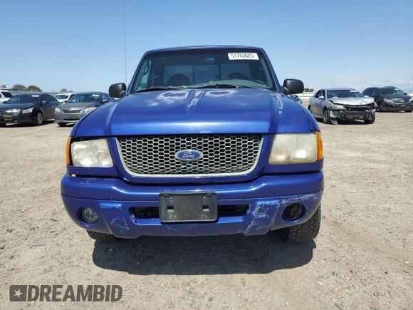 2003 Ford Ranger XL with VIN 1FTYR10U53PB03928, listed as a Copart auction lot 51763625 with 172,819 mi miles and Salvage Title. Bid and sale history available at carsss.com. Image 5.